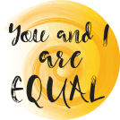 You and I are equals, logo